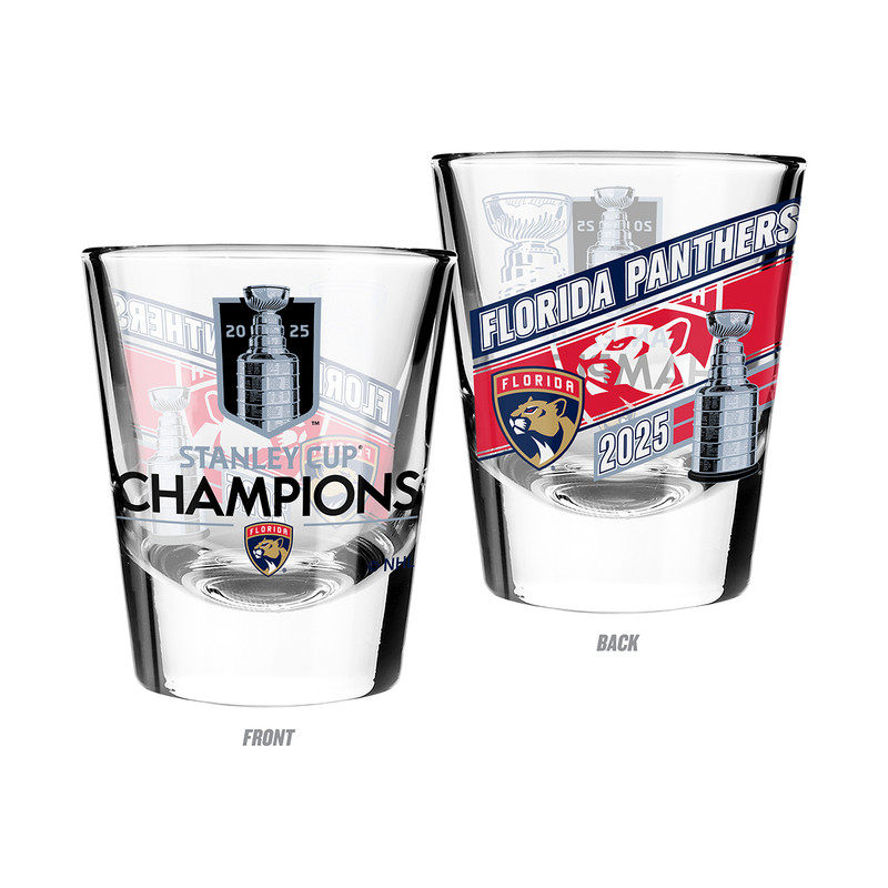 Florida Panthers 2025 Stanley Cup Champions Shot Glass