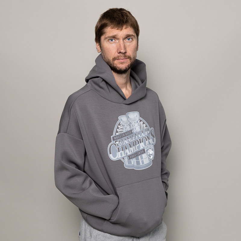 Florida Panthers 2024-2025 Back-to-Back Stanley Cup Champions Luxe Hooded Sweatshirt
