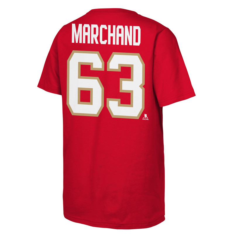 Florida Panthers Youth #63 Brad Marchand Name & Number Shirt - FLA