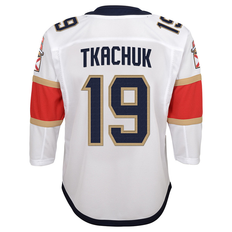 Florida Panthers Youth #19 Matthew Tkachuk Road Jersey - FLA TEAM SHOP