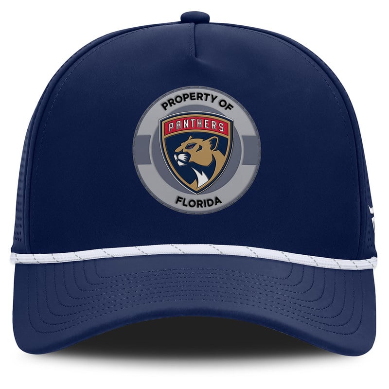 Florida Panthers 2025 Authentic Pro Rope Panel Cap