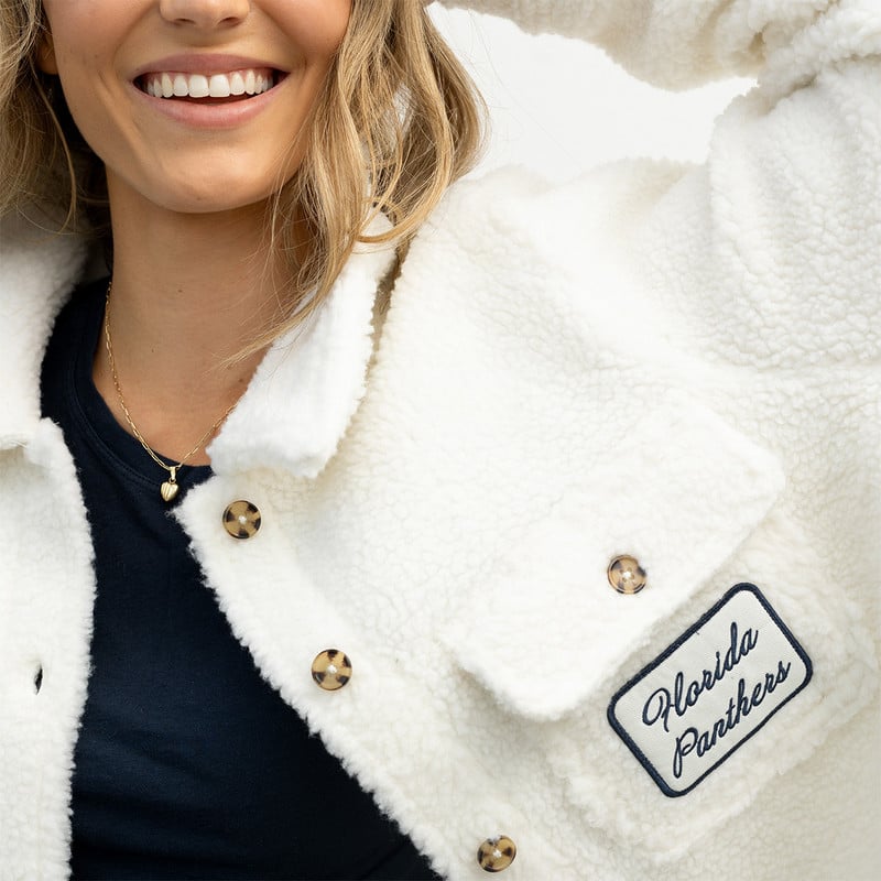 Florida Panthers Women's Logo Sherpa Jacket