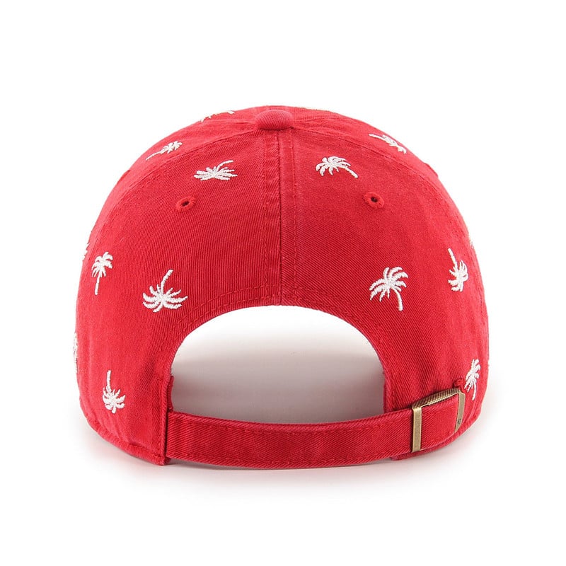 Florida Panthers Confetti Palm Tree Clean Up Red Cap