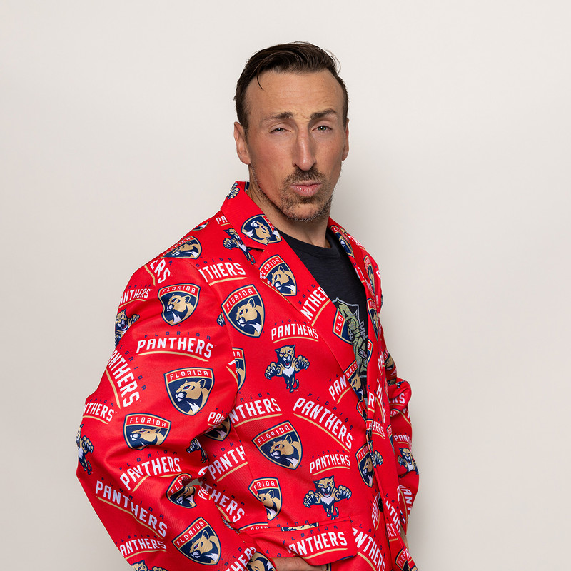 Florida Panthers Repeat Logo Suit Jacket