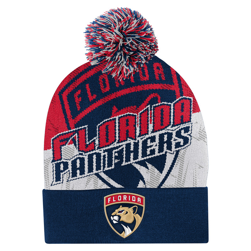 Florida Panthers Youth New Edge Knit Cap