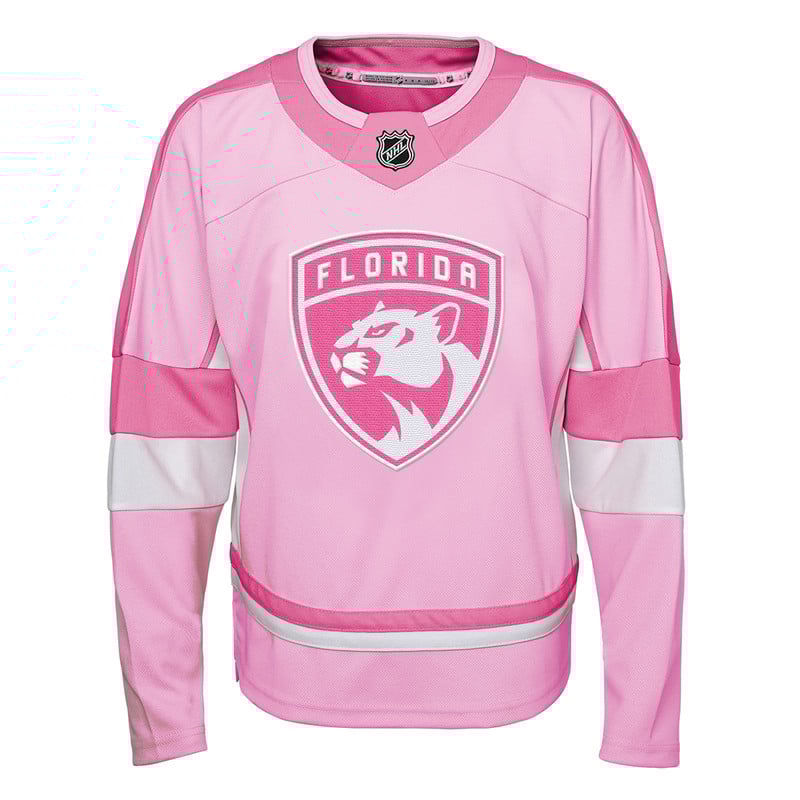Florida Panthers Infant Girls Pink Jersey