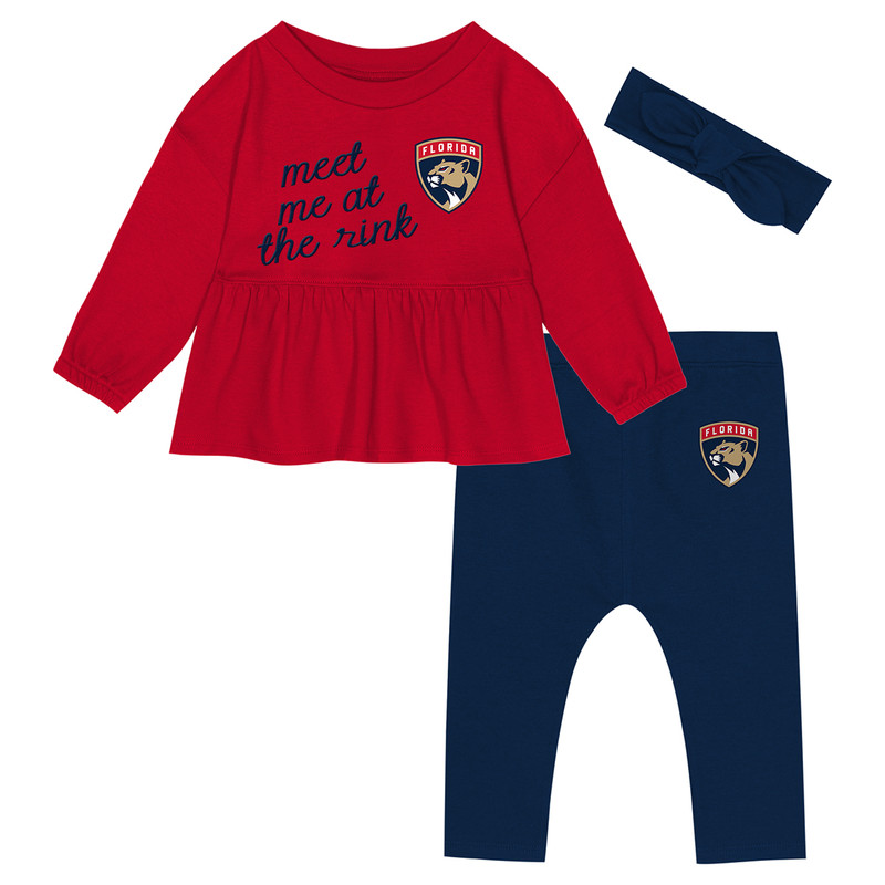 Florida Panthers Infant Girls Rink Queen 3-Piece Set