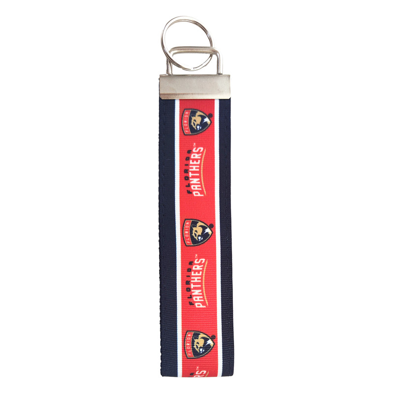 Florida Panthers Wordmark Fabric Keychain