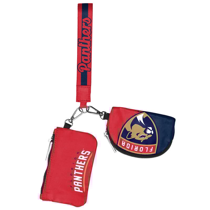 Florida Panthers Dual Pouch Wristlet