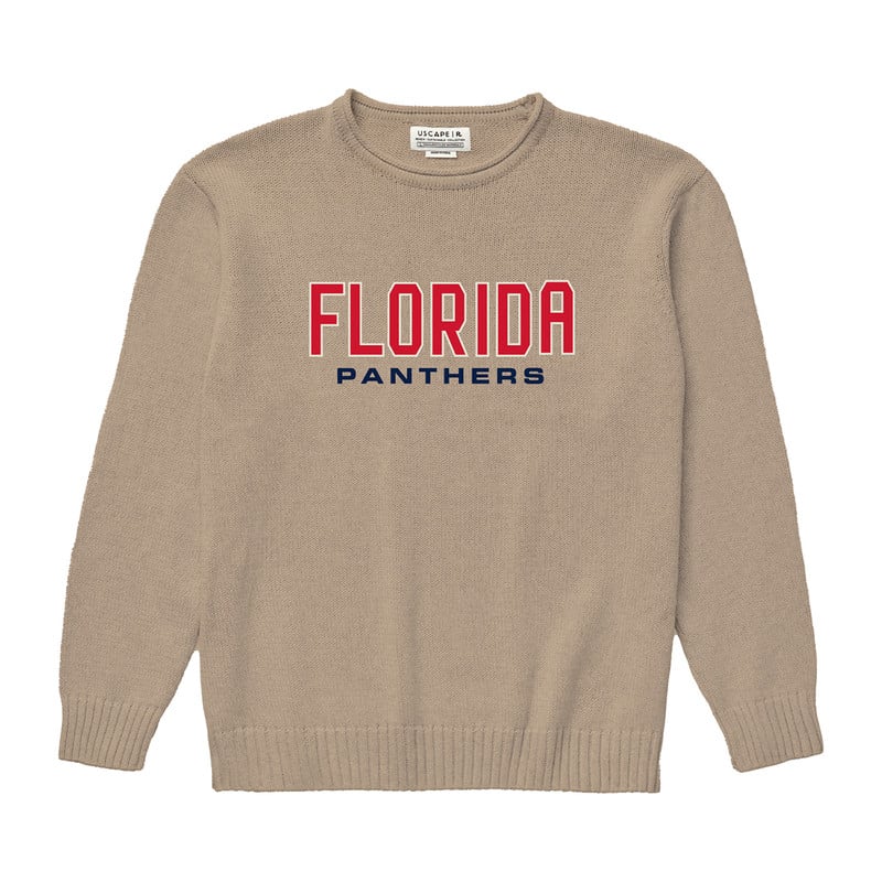 Florida Panthers Renew Sand Coastal Knit Sweater