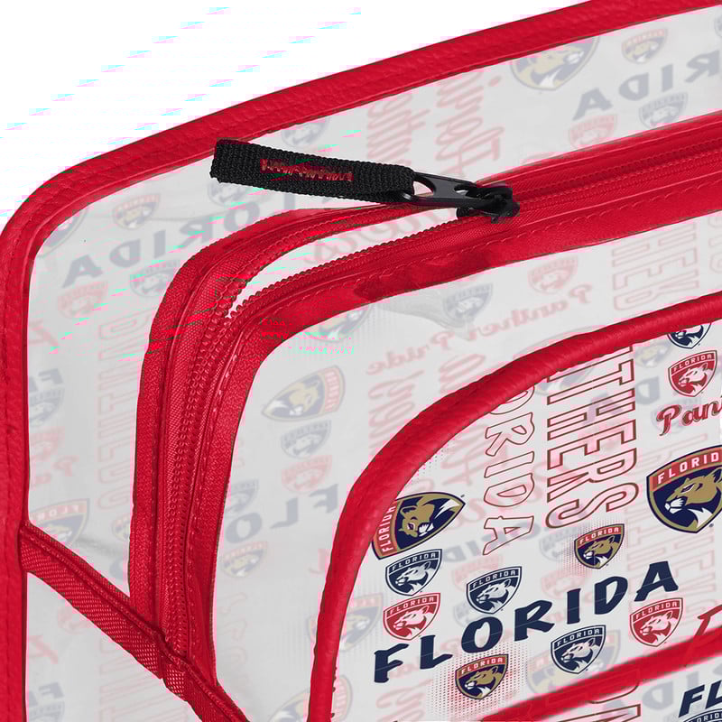 Florida Panthers Paramour Printed Clear Cosmetic Bag
