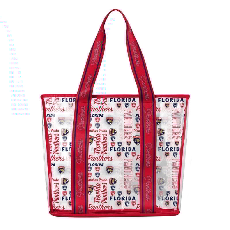 Florida Panthers Paramour Printed Clear Tote Bag