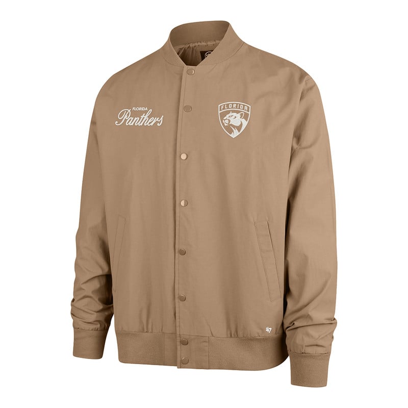Florida Panthers Euro Step Twill Bomber Jacket