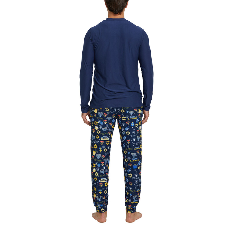 Florida Panthers Navy Chesnut Pajama Set