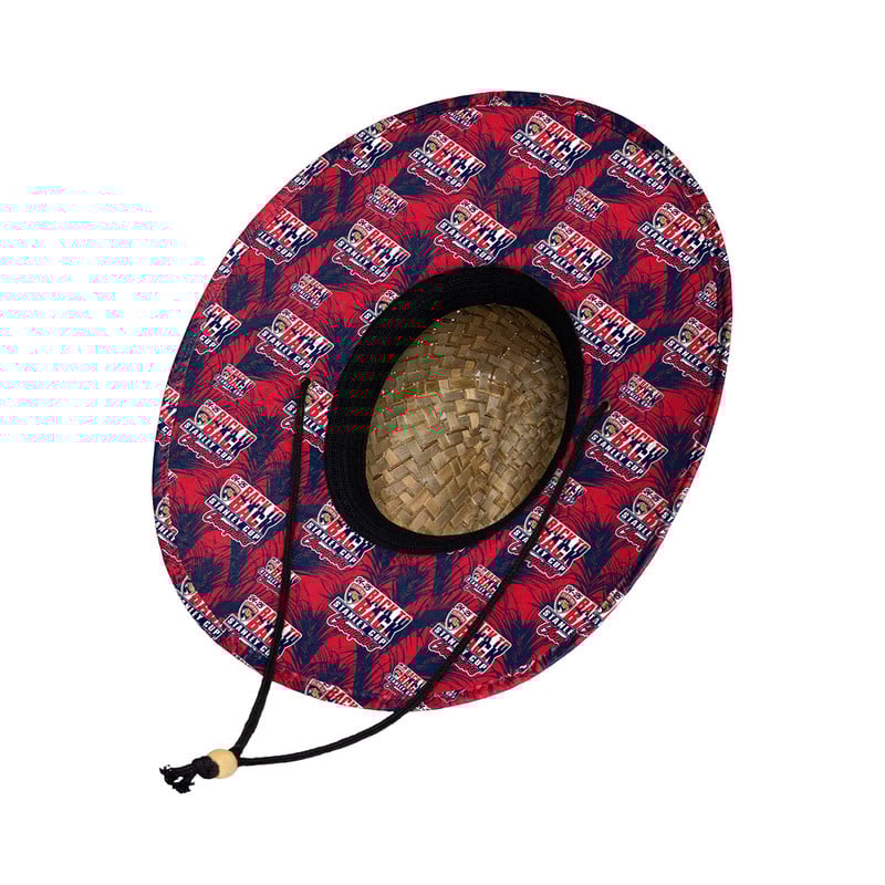 Florida Panthers 2024-2025 Back-to-Back Stanley Cup Champions Straw Hat