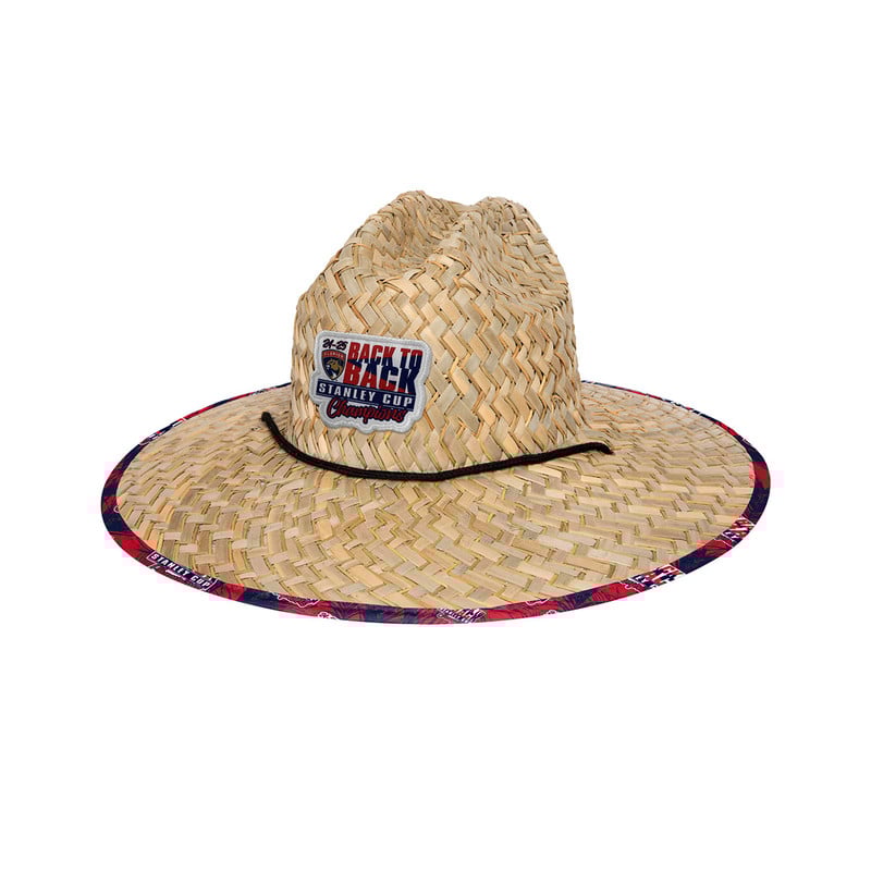 Florida Panthers 2024-2025 Back-to-Back Stanley Cup Champions Straw Hat