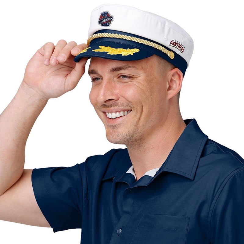 Florida Panthers 2024-2025 Back-to-Back Stanley Cup Champions Captain's Hat