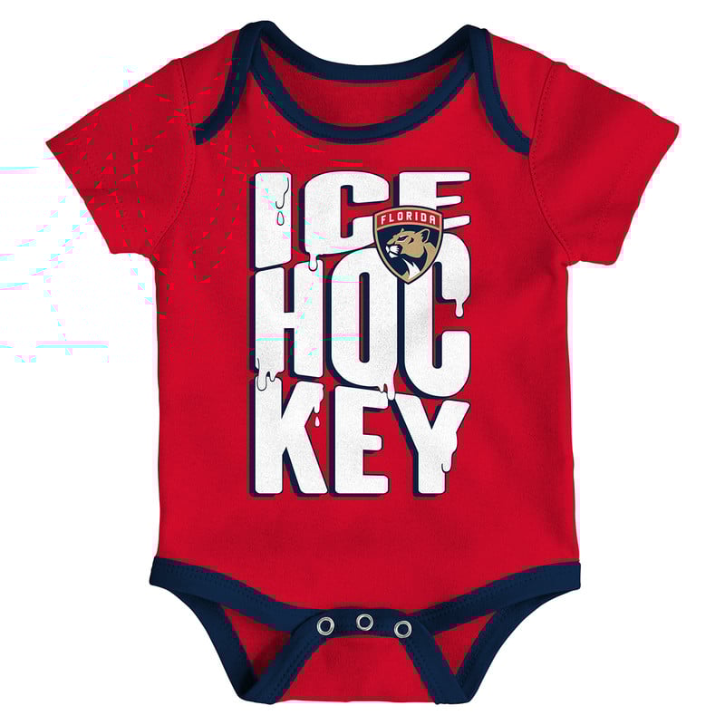 Florida Panthers Infant Triple Header 3-Pack Onesie Set
