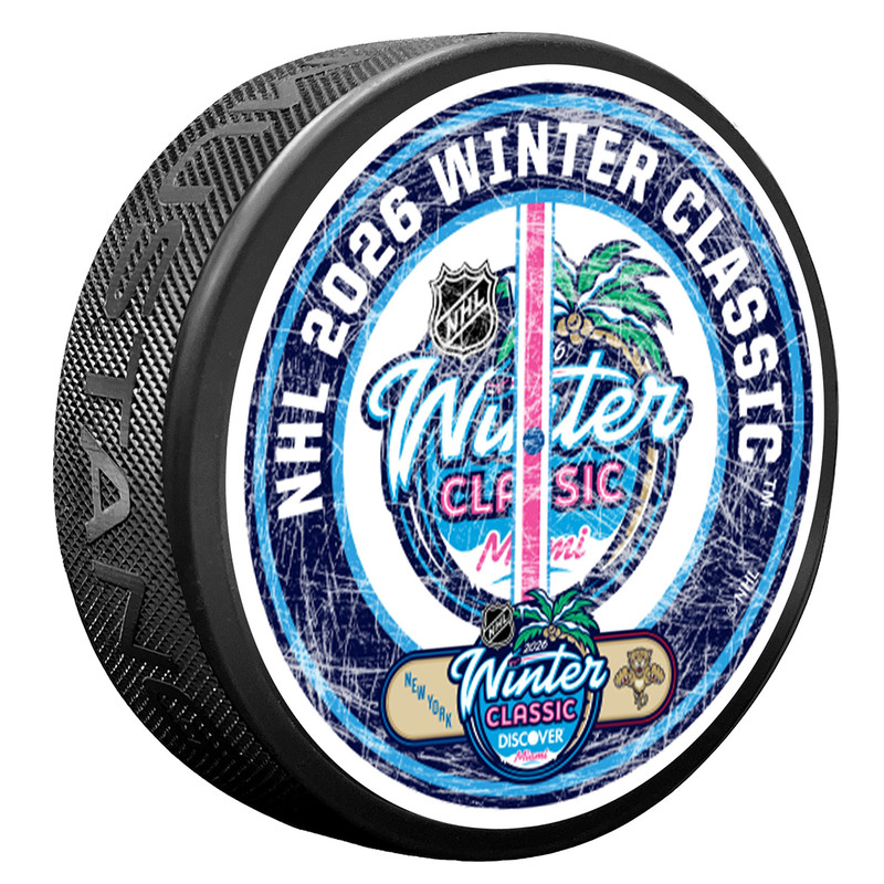 Florida Panthers 2024-2025 Back-to-Back Stanley Cup Champions Face Off Puck