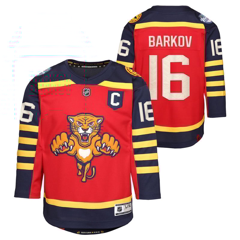 Florida Panthers Youth NHL 2026  Winter Classic #16 Aleksander Barkov Jersey