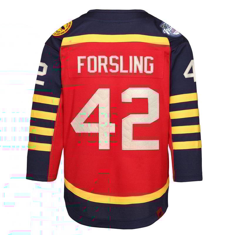 Florida Panthers Youth NHL 2026  Winter Classic #42 Gustav Forsling Jersey