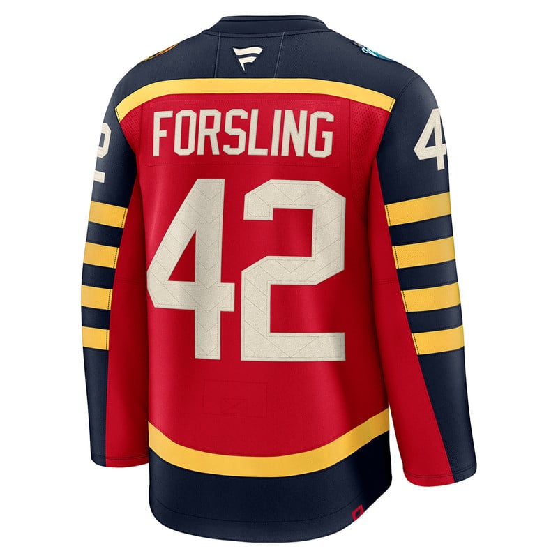 Florida Panthers NHL 2026  Winter Classic #42 Gustav Forsling Premium Jersey