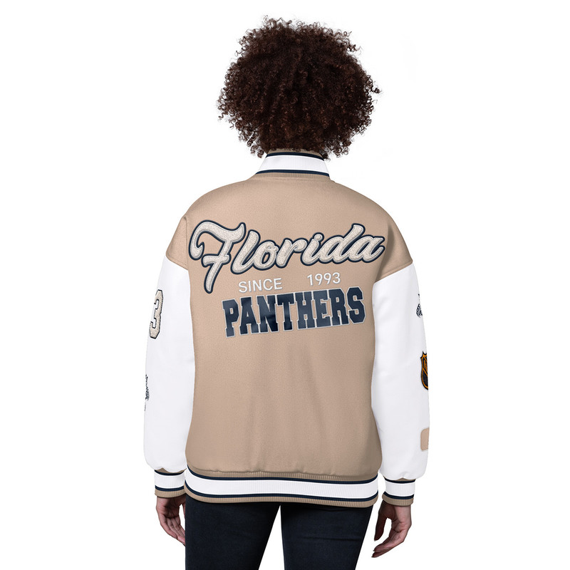 Florida Panthers Women's Free Ball Varsity Jacket