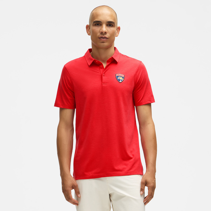 Florida Panthers Red Evolution Polo Shirt