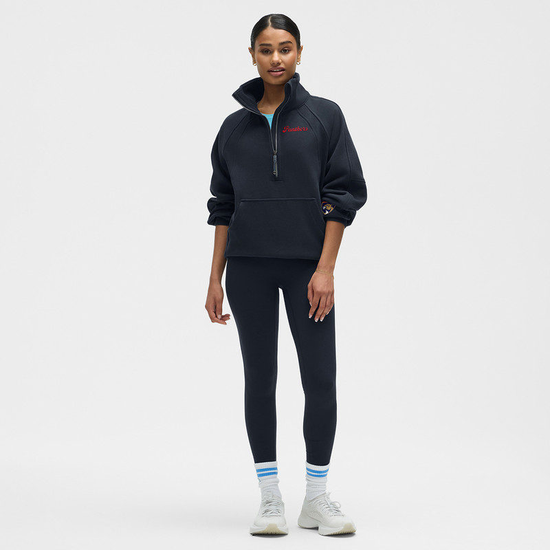 Florida Panthers Women's Long Scuba Oversized Half Zip Funnel Neck