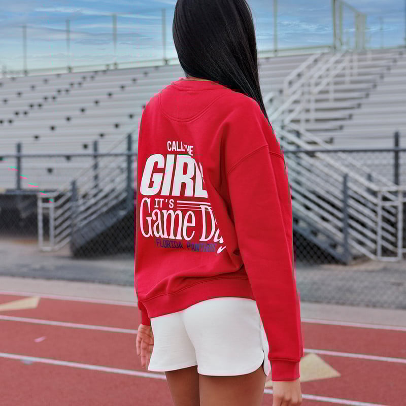 Florida Panthers Women's Call the Girls Crew Neck Sweatshirt