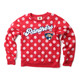 Florida Panthers Youth Girls Red Polka Dot Sweatshirt