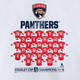 Florida Panthers Women's 2024 Stanley Cup Champions Jersey Roster T-Shirt