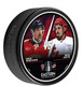 Florida Panthers vs. Carolina Hurricanes 2025 Eastern Conference Final Dueling Players Puck