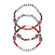 Florida Panthers 2024-2025 Back-to-Back Stanley Cup Champions 3-Pack Friendship Bracelets