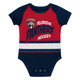 Florida Panthers Infant Shout Onesie, Bib & Booties Set