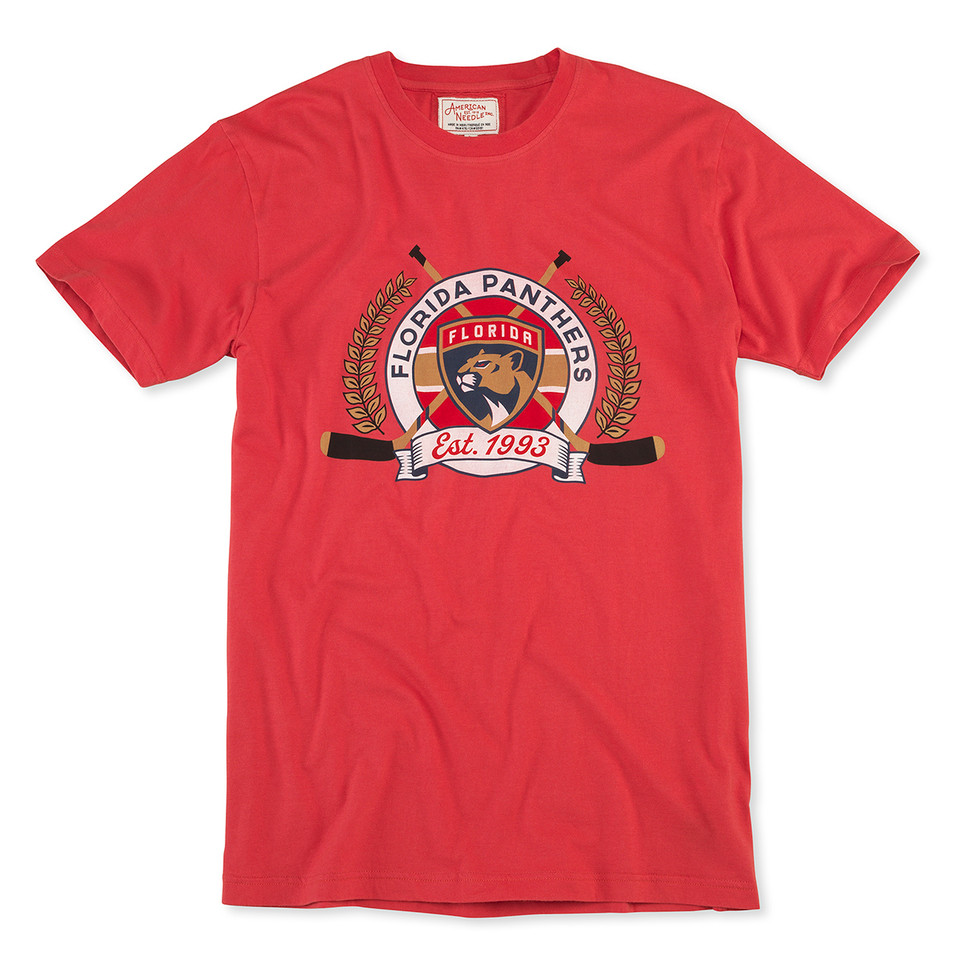 Florida Panthers Crest Brass Tacks TShirt FLA TEAM SHOP