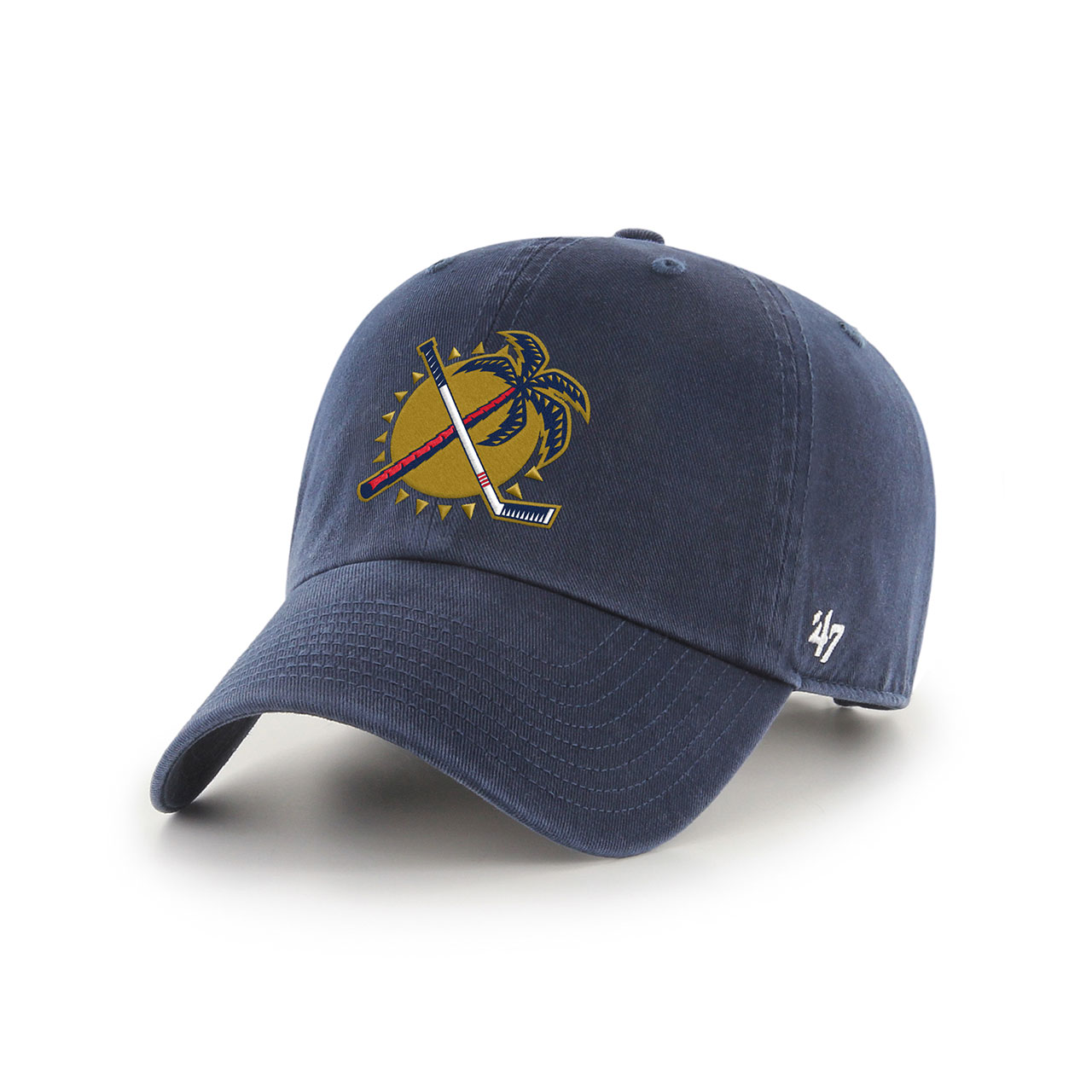 Florida Panthers Navy Sun and Stick 