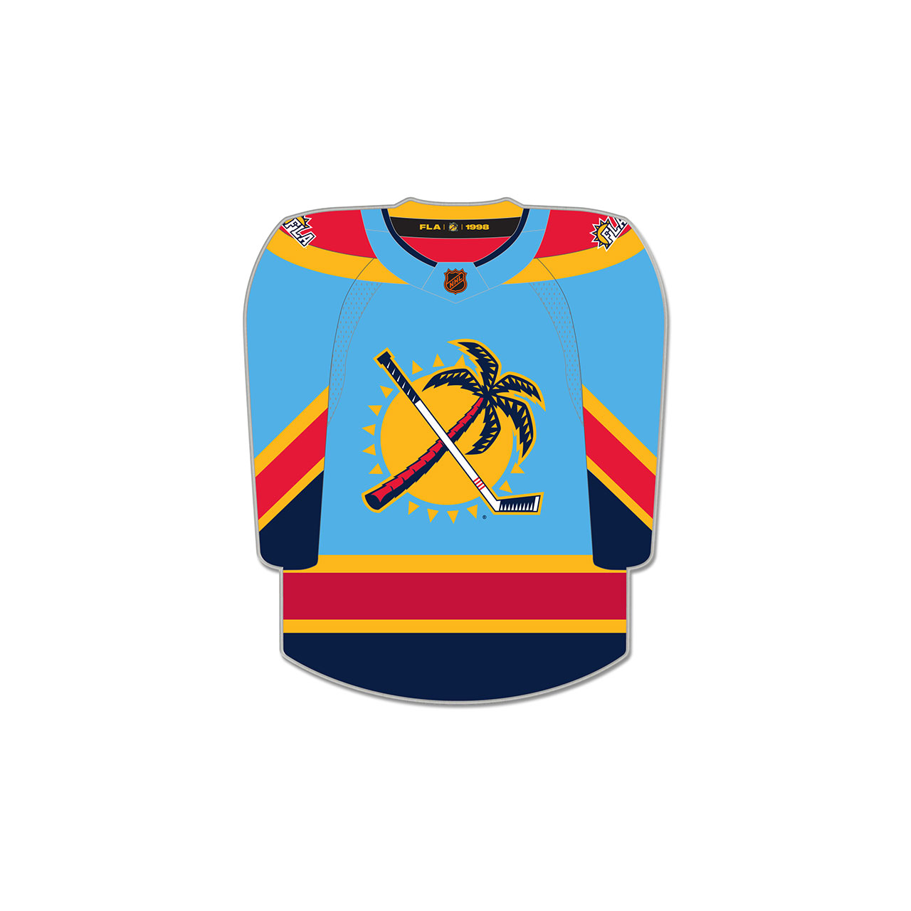Florida Panthers Customized Number Kit For 2022 Reverse Retro