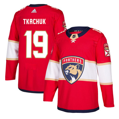 Florida Panthers Youth Home Replica Custom Jersey - Red