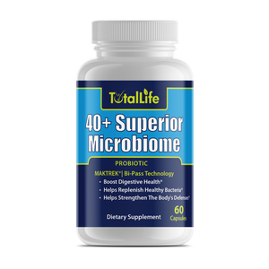 TotalLife 40+ Superior Microbiome Probiotic (60 Count) TotalLife 40+ Superior Microbiome Probiotic (60 Count)