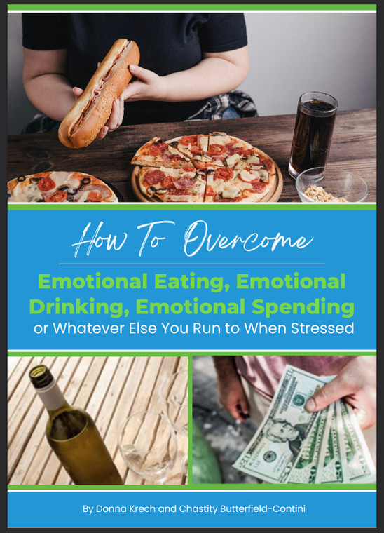 How to Overcome Emotional Eating, Emotional Drinking, Emotional Spending or Whatever Else You Run to When You're Stressed.

We know you can reduce or eliminate your unhealthier vices once and for all, and we’re giving you a step-by-step process to do it!!

This bundle includes our digital journal, the recording of the transformational class, AND the transcript so you can best utilize this life-changing session for yourself, over and over again!   
