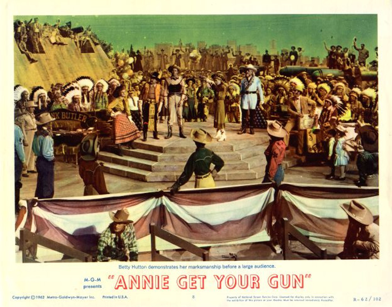 Annie Get Your Gun Lobby Card Starring Betty Hutton (Movie of life of Annie  Oakley and Buffalo Bill's Wild West Show)  | Collect  Stocks and Bonds | Old Stock Certificates