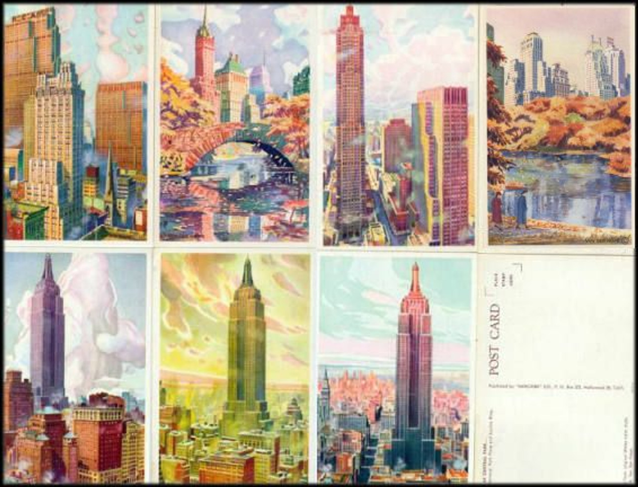 Vintage New York City Postcard Set