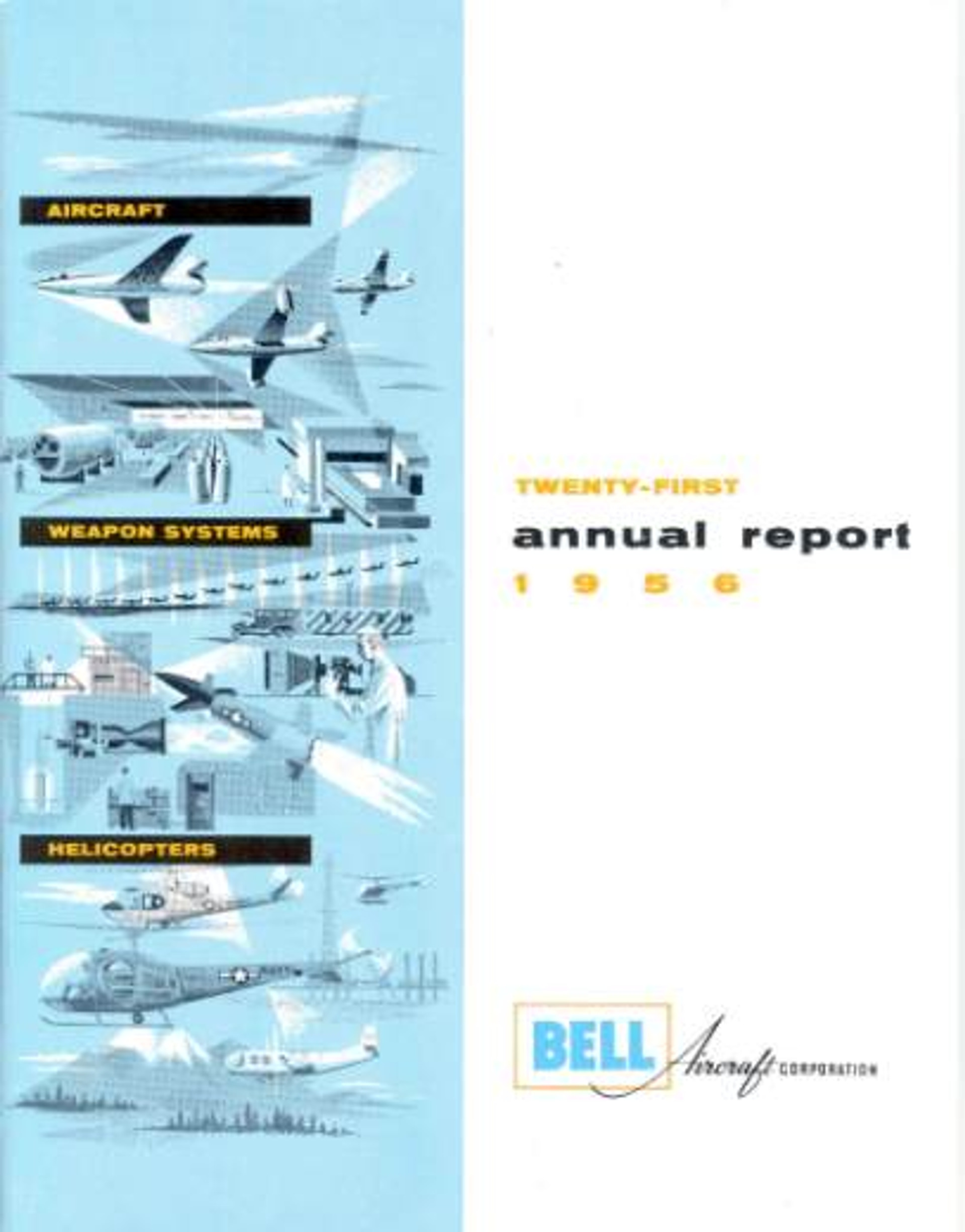 Bell Aircraft Corporation Annual Report 1956