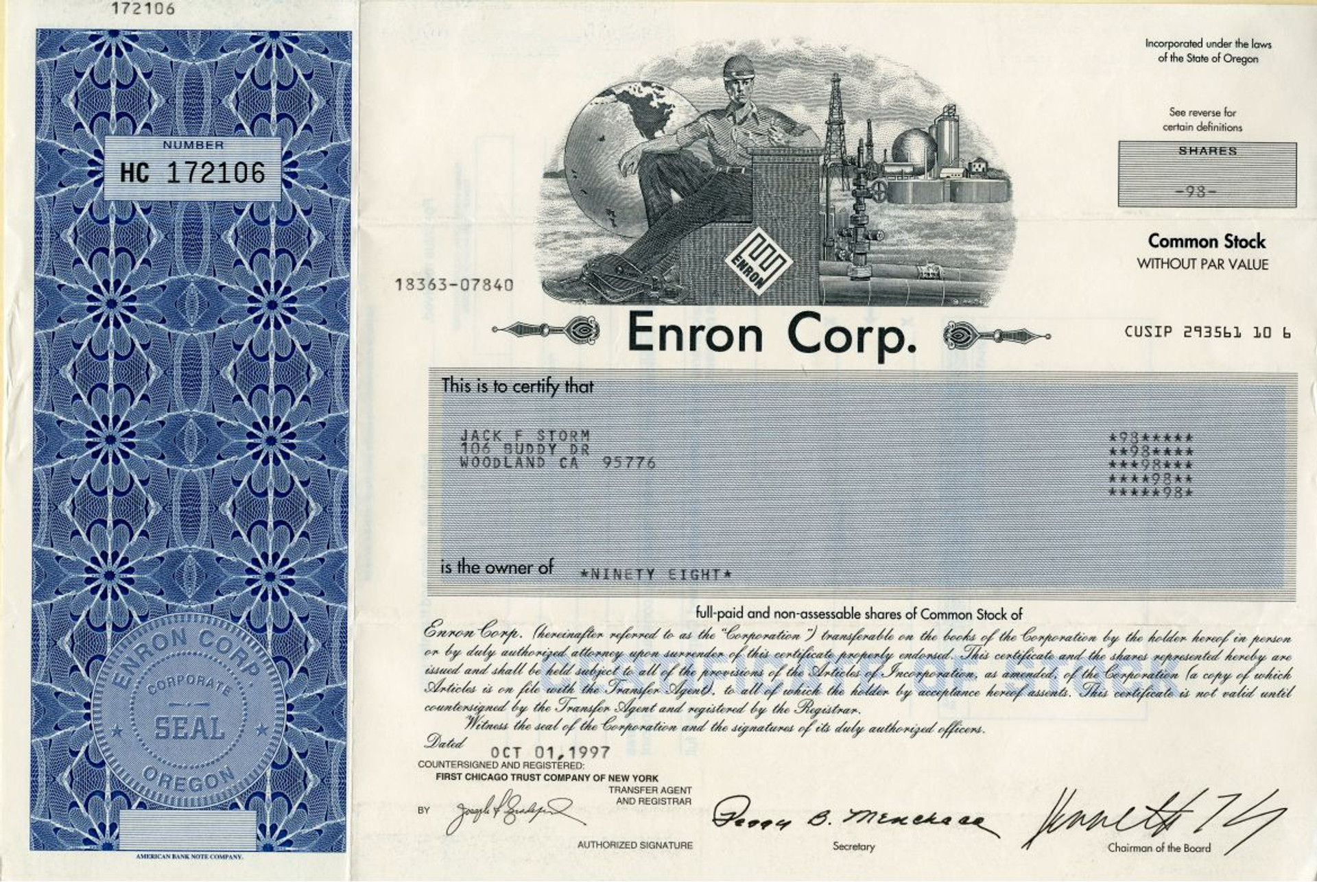 United States Radium Corporation - Delaware 1940 - Scripophily.com