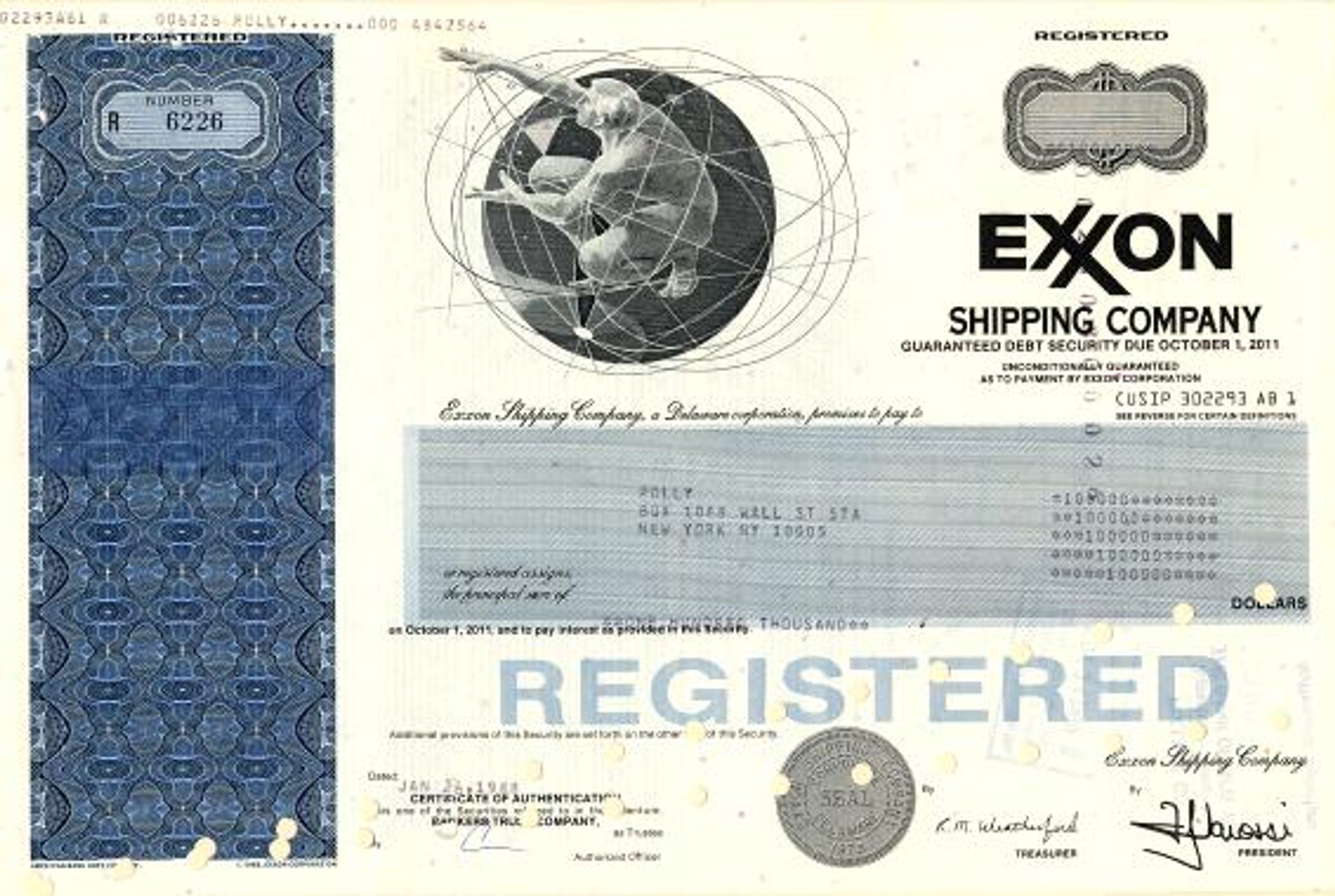 Exxon Shipping Company ( Owned Oil Tanker Exxon Valdez) Delaware 1988