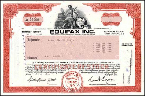 Equifax Inc. - Credit Checking Service