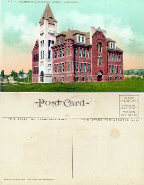 Postcard from Wahington High School Olympia, Washington