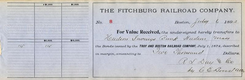 Fitchburg Railroad Company - Boston, Massachusetts 1895