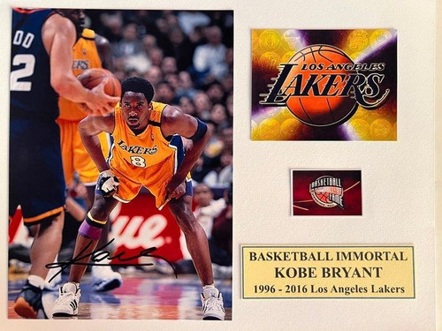 Kobe Bryant signed picture